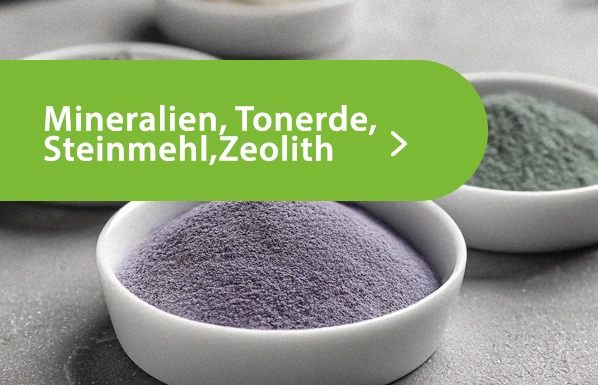 Mineralien-Tonerde-Steinmehl-Zeolith