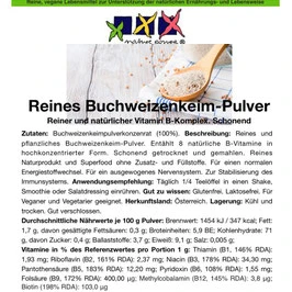 Buchweizenkeimlings-Pulver